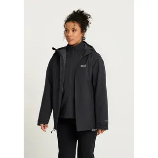 Jack Wolfskin Moonrise 2 3IN1 Jacket Damen Schwarz 3XL