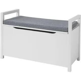 SoBuy Schuhbank 86 x 54 x 38 cm weiß