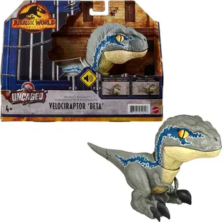 Mattel Jurassic World Dominion: Ein neues Zeitalter Uncaged Rowdy Roars BETA mit Bewegung und Geräuschen