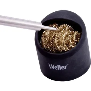 Weller WLACCBSH-02 Lötspitzen Reinigungsschwamm mit Silikon Ablage für Mehr Sicherheit und Stabilität