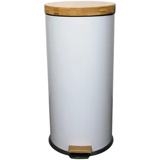 Kitchen Move Küchen-Tretabfalleimer 30 l Weiß