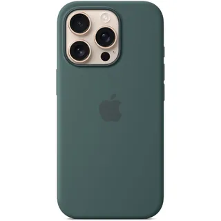 Apple Silikon Case mit MagSafe Backcover, Apple, iPhone 16 Pro Seegrün