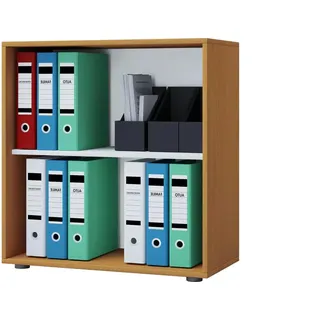 VCM Lona L Aktenregal 70 x 40 x 74 cm braun