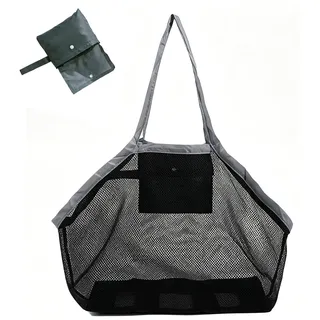 Netztasche Sandspielzeug,Strandspielzeug Tasche für Sandspielzeug Netz,Strandtasche Kinder,Sandtasche,Spielplatz Beach Bag,Strand Aufbewahrungstasche Beutel Mesh,Sandschaufel Buddelzeug Sandkasten