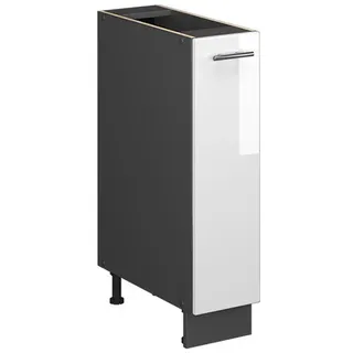 Vicco Apothekerschrank Vicco Fame-Line 20 x 82 x 51,6 cm Weiß Hochglanz/Anthrazit