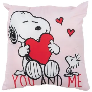 UNITED LABELS Peanuts Snoopy Kissen 40 x 40 cm Rosa