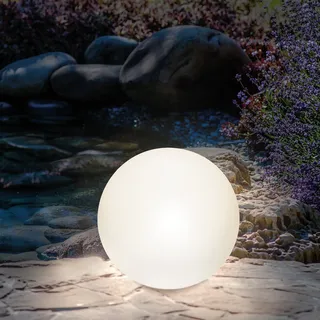 esotec Solarkugel Siena 30cm mit Fernbedienung 16 Farben wetterfest 102891