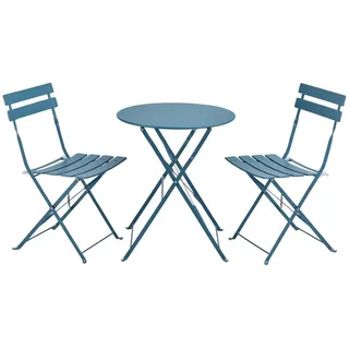 [en.casa] Bistroset Caprile 3-tlg. Türkis