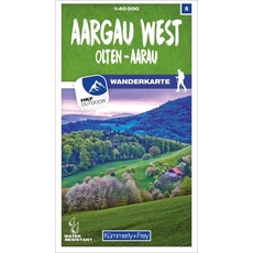 Aargau West 06 Wanderkarte 1:40 000 matt laminiert