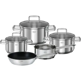 Rösle MOMENTS Topf-Set 5-tlg. Kochtopf + Kasserolle + Bratpfanne