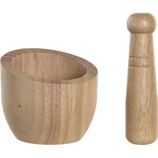 DKD Home Decor Küchenschüssel aus Bambus 12 x 12 x 14,5 cm