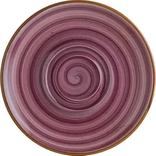 Bonna »Aura« Untertasse stapelbar, black berry, ø: 190 mm, 12 Stück