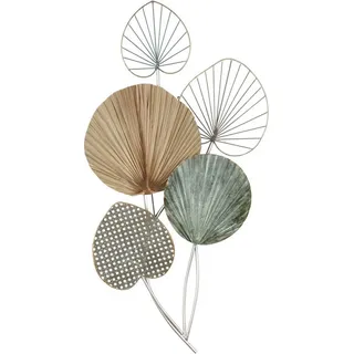 Gilde »Wandrelief 5 Blätter«, beige