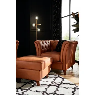 Home Affaire Cocktailsessel Reims Polyester 98 x 76 x 88 cm Braun