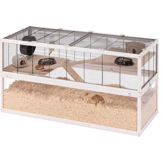 Ferplast Kleintierkäfig DOMSTER 120 x 50 x 66,5 cm beige