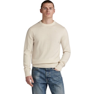 G-Star RAW Herren Premium Core Knitted Pullover, Beige (Eggnog D21931-B692-G076), L