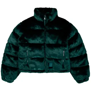 Alpha Industries Damen Fur Puffer Jacke, Force Green, M