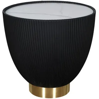 furnlux Modig Schwarz/Gold/Weiß Marmor 47 x 45 x 47 cm