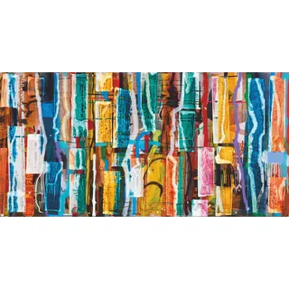 Komar Vliestapete , Multicolor , Abstraktes , 500x250 cm , Tapeten & Wandverkleidungen, Vliestapeten