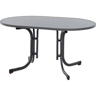 Siena Garden Paco Klapptisch 140 x 90 x 71 cm Anthrazit