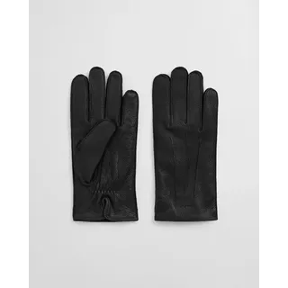 GANT CASHMERE LINED LEATHER GLOVES Schwarz S/M