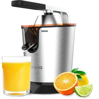 Taurus Alpatec Taurus Easy Press 1000 Legend Entsafter, Schwarz, Silber