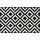 Kalmar 75 x 120 cm Schwarz/Weiß