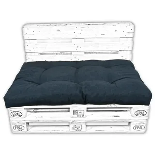 AMPO Palettenkissen Sitz Palettenpolster Auflage Dunkelgrün 120x80 cm - Dunkelblau