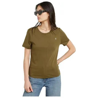 G-Star Damen Overdyed Front Seam Top, Grün (Antic Green D24499-4107-735), S