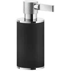 Gessi Inciso Stand-Seifenspender, Behälter schwarz matt, 58538, Farbe: Chrom