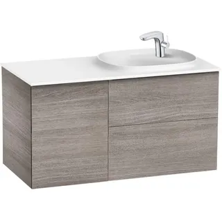 Waschbecken rechts + Unterschrank 2 Schubladen + Modul mit Tür Surfex Unik Beyond Roca, 100 x 50 x 52 cm, Eiche (Referenznummer: A851390402)