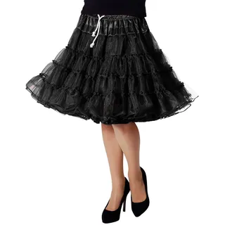 WILBERS & WILBERS - Petticoat Damen, voluminöser Rock mit Tüll | Tüllrock für Karneval, Mottoparty, Festival Outfits