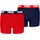 Jungen 2p Boxer Red/Blue New 164 EU