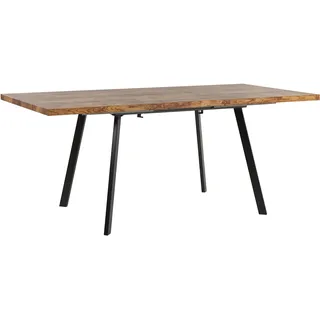 Beliani Harlow 140 x 76 x 90 cm hellbraun/schwarz