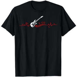 Gitarre Musik Instrument Herzschlag Rhythm TShirt