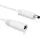 DC Verlängerungskabel DC Stecker/Buchse 4 0x1 7mm AWG 18 weiß 0 5m