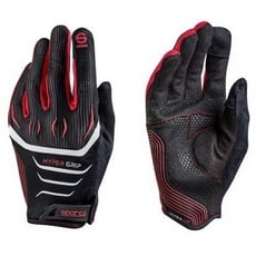 Sparco 002094NRRS12 Handschuhe Größe Hyper 12 Schwarz/R