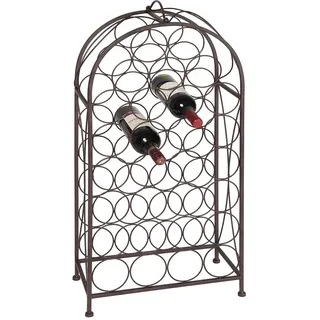 Ambiente Haus Flaschenhalter »Flaschenständer gr 93cm - antikbraun«, braun