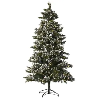 Esprit Home ESPRIT Weihnachtsbaum 240 cm grün Verschneit LED Polyäthylen Metall