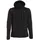 Herrenjacke mit Kapuze und Reißverschluss schwarz 50