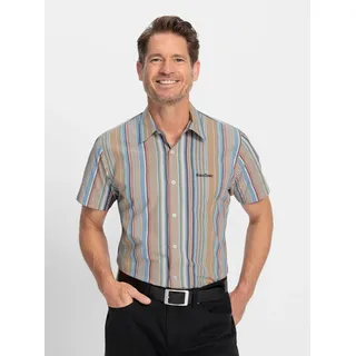 Marco Donati Kurzarmhemd, braun