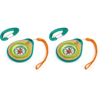 Sustainable Toys, Made from Sustainable Bamboo, Hape Compass Set, Outdoor Toys. 4 Years + (Packung mit 2)