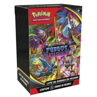 Pokemon Trading Card Game Phantasmal Flames Box 6 Umschläge Mehrfarbig