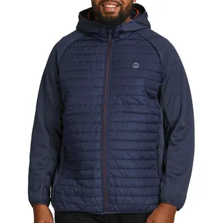 JACK & JONES PLUS Herren JJETOBY Puffer Hood PLS Pufferjacke, Navy Blazer, 4XL