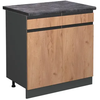 Vicco Schubladenschrank R-Line 80 x 81,6 x 60 cm Anthrazit