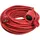 as Schwabe as Schwabe Gummi-Verlängerungsleitung 15 m H05RR-F 3G1 5 Kabel mit Schutzkontaktstecker und Schutzkontaktkupplung inkl Schutzkappe Verlängerungskabel 15 0 Rot