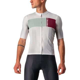 CASTELLI 4522023-870 PROLOGO 7 Jersey T-Shirt Men's Silbergrau/Verteidiger Green-Bordeaux XL