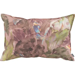 H.O.C.K. Dekokissen »Lilly Love« mit Vogelprint in Aquarelloptik, Kissenhülle mit Füllung, 1 Stück, bunt
