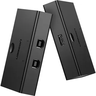 UGREEN USB 2.0 2x1 KVM-Umschalter (schwarz) - Schwarz