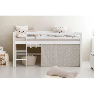 Hoppekids Hochbett ECO Dream 70 x 160 cm Kiefer massiv beige